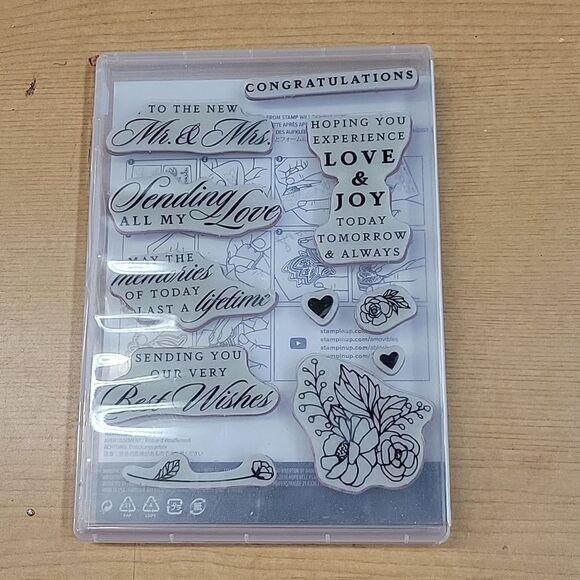 2 Stampin Up Cling Stamp Sets 1 Simon Says Stamp Set. - Picture 6 of 9
